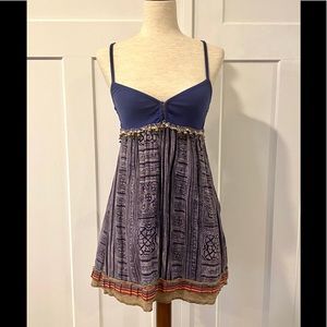 Free People Boho Mini Dress